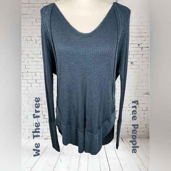 Free People | We The Free | Catalina Long Sleeve Thermal Top - Picture 3 of 7